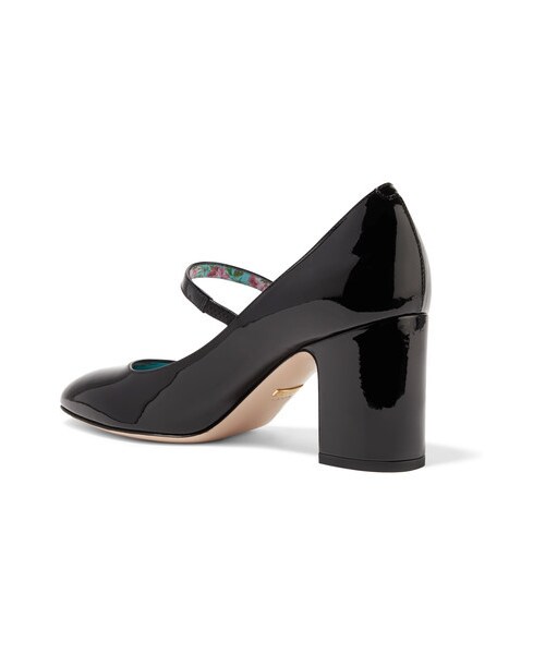 GUCCI（グッチ）の「Gucci - Embellished Patent-leather Mary