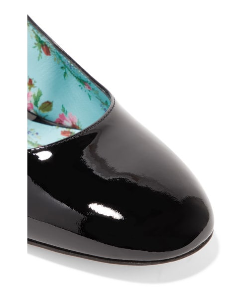 GUCCI（グッチ）の「Gucci - Embellished Patent-leather Mary