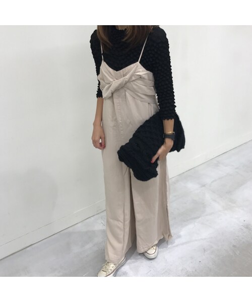 copine(コピン)の「★再入荷★サイドスリットキャミオールインワン(2color)【クリックポスト対象商品】(つなぎ/オールインワン・レディース・その他)」の15枚目の写真