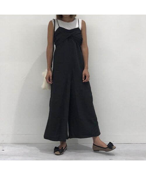copine(コピン)の「★再入荷★サイドスリットキャミオールインワン(2color)【クリックポスト対象商品】(つなぎ/オールインワン・レディース・その他)」の3枚目の写真