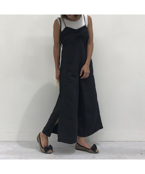 copine(コピン)の「★再入荷★サイドスリットキャミオールインワン(2color)【クリックポスト対象商品】(つなぎ/オールインワン・レディース・その他)」の6枚目の写真