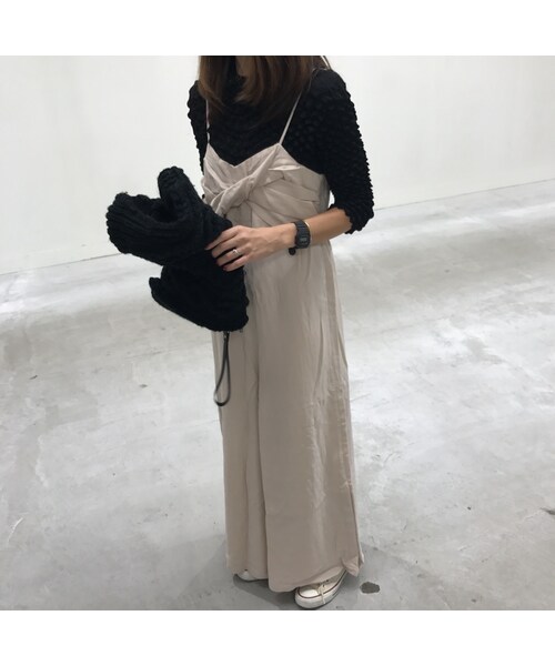 copine(コピン)の「★再入荷★サイドスリットキャミオールインワン(2color)【クリックポスト対象商品】(つなぎ/オールインワン・レディース・その他)」の2枚目の写真