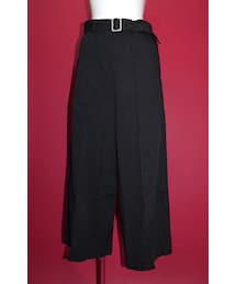 A.D.G | (全2色)ベルト付きセンタープレススリットワイドパンツ(その他パンツ)