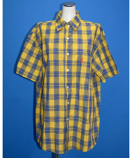 A.D.G（エーディージー）の「(全2色) CHECK S/S BOX SHIRTS（シャツ/ブラウス・レディース・FREE）」の2枚目の写真