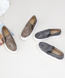 SOVOMALL | シンプル厚底スリッポン(スニーカー)