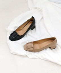 SOVOMALL | ビッグバックル装飾パンプス(パンプス)