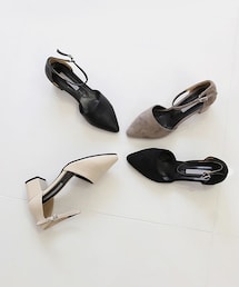 SOVOMALL | アンクルストラップセパレートパンプス(パンプス)