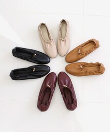 SOVOMALL | ドローコードフラットシューズ(ローファー)