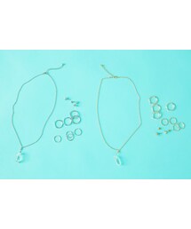 HOTPING | 天然石ネックレス・ピアス・リングセット(ネックレス)