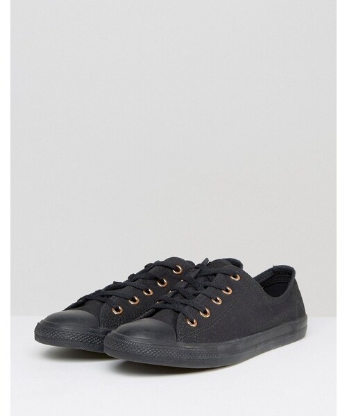 CONVERSE(コンバース)の「Converse Chuck Taylor All Star Dainty Sneakers In Black(スニーカー・レディース・Black・US 6.5/US 7.5/US 8.5/US 8/US 7/US 9/US 5.5/US 10.5/US 9.5/US 6/US 11/US 5/US 10)」の4枚目の写真
