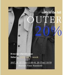 CHERRYKOKO | OUTER 20% DC early in the fall(その他)