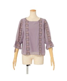 an another angelus | 壁紙ローズ刺繍プルオーバーブラウス/an another angelus(シャツ/ブラウス)