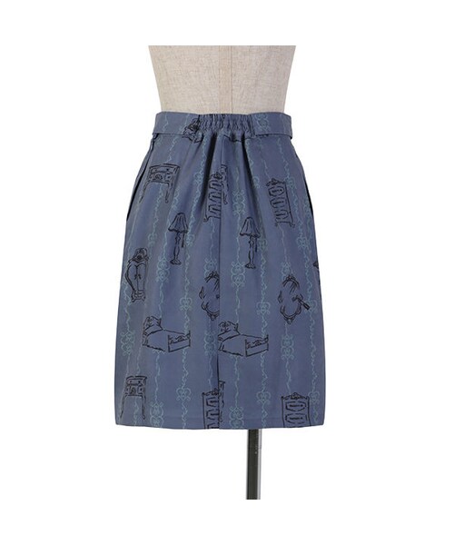 F i.n.t（フィント）の「クローゼット柄コクーンスカート/F i.n.t（スカート・レディース・その他）」の4枚目の写真