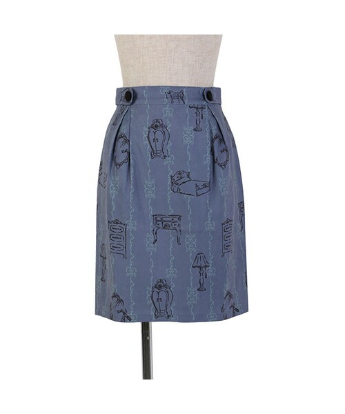 F i.n.t（フィント）の「クローゼット柄コクーンスカート/F i.n.t（スカート・レディース・その他）」の3枚目の写真