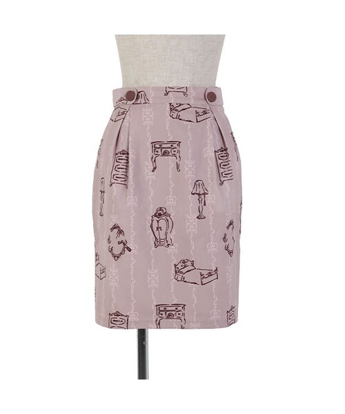 F i.n.t（フィント）の「クローゼット柄コクーンスカート/F i.n.t（スカート・レディース・その他）」の2枚目の写真