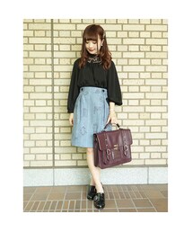 F i.n.t | クローゼット柄コクーンスカート/F i.n.t(スカート)