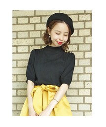 F i.n.t | エンブレム釦ハイネックニットプルオーバー/F i.n.t(ニット/セーター)