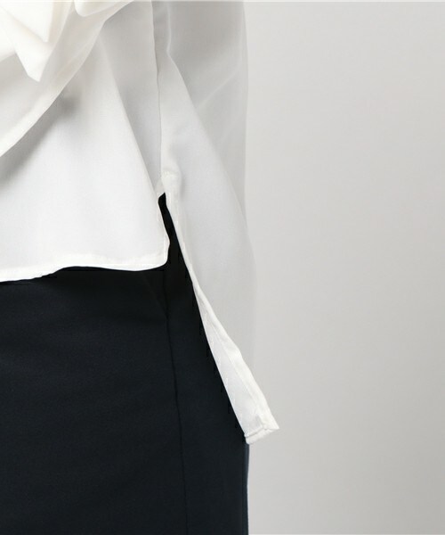 archives（アルシーヴ）の「キャンディスリーブブラウス（シャツ/ブラウス・レディース・オフホワイト/ブラック/ピンク系その他・MEDIUM）」の9枚目の写真