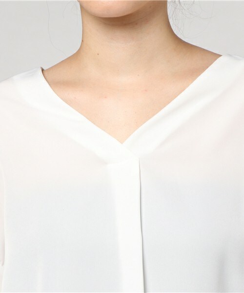 archives（アルシーヴ）の「キャンディスリーブブラウス（シャツ/ブラウス・レディース・オフホワイト/ブラック/ピンク系その他・MEDIUM）」の7枚目の写真