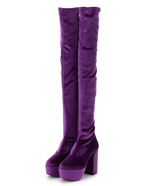 G.V.G.V.（ジーヴィージーヴィー）の「PLATFORM OVER THE KNEE BOOTS  