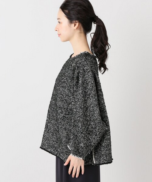 IENA  ツイードデザインブラウス IENA（イエナ）の「ツイード デザインブラウス（）」 - WEAR