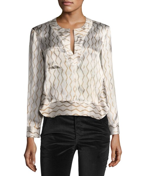 ISABEL MARANT（イザベルマラン）の「Isabel Marant Zigzag-Print Silk 