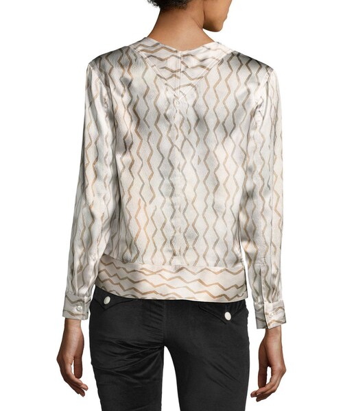 ISABEL MARANT（イザベルマラン）の「Isabel Marant Zigzag-Print Silk 