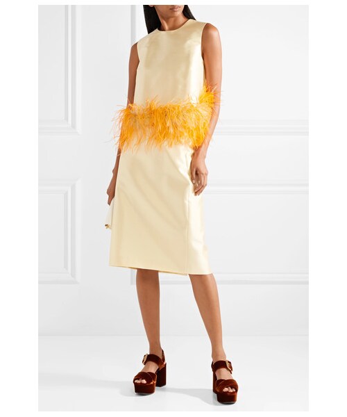 PRADA（プラダ）の「Prada - Wool And Silk-blend Midi Skirt - Pastel 