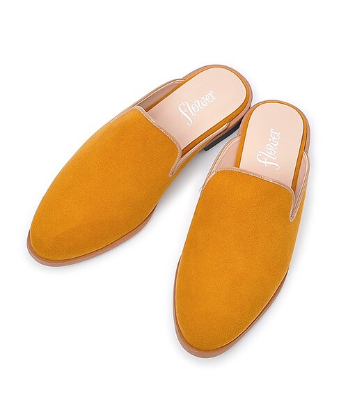 flower（フラワー）の「vivid color baboosh～ﾋﾞﾋﾞｯﾄﾞｶﾗｰﾊﾞﾌﾞｰｼｭ（サンダル・レディース・blue/yellow・23.5ｃｍ・24.0ｃｍ）」の2枚目の写真