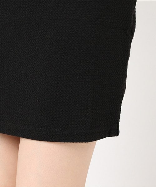 archives（アルシーヴ）の「フクレジャガードタイトスカート（スカート・レディース・ブラック/チャコールグレー/ワイン・MEDIUM）」の9枚目の写真