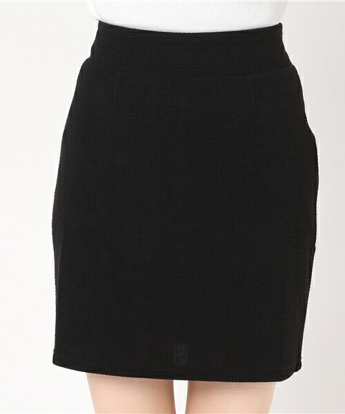 archives（アルシーヴ）の「フクレジャガードタイトスカート（スカート・レディース・ブラック/チャコールグレー/ワイン・MEDIUM）」の7枚目の写真