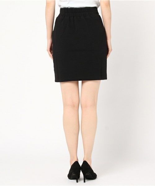 archives（アルシーヴ）の「フクレジャガードタイトスカート（スカート・レディース・ブラック/チャコールグレー/ワイン・MEDIUM）」の6枚目の写真