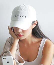 DHOLIC | BLANCO刺繍コーデュロイキャップ(キャップ)