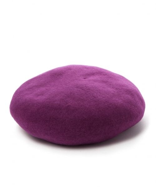 GLOBAL WORK（グローバルワーク）の「ウールベレー（帽子・ブラック/グレー/ボルドー/ベージュ/パープル）」の5枚目の写真