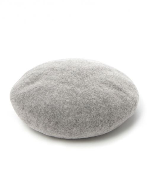 GLOBAL WORK（グローバルワーク）の「ウールベレー（帽子・ブラック/グレー/ボルドー/ベージュ/パープル）」の2枚目の写真