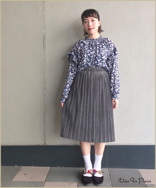 paravion（パラビオン）の「C/別珍スカート（スカート・レディース・ブラック/グレー/レッド/ブラウン・ワンサイズ）」の10枚目の写真