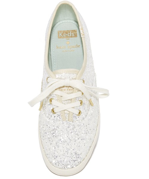 Keds（ケッズ）の「Keds x Kate Spade New York Glitter Sneakers（スニーカー・レディース・White・5/5.5/6/6.5/7/7.5/8/8.5/9/9.5/10/11）」の2枚目の写真