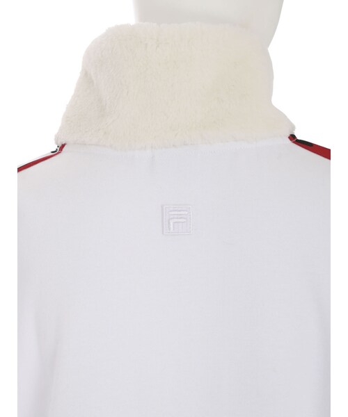 EMODA✕FILA フェイクファージップアッププルオーバー✧新品･未使用品 EMODA（エモダ）の「【EMODA×FILA】フェイクファージップアッププル