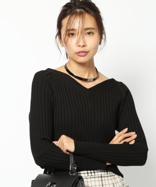 ≪otonaMUSE×BARNYARDSTORM 2WAYリブニット BARNYARDSTORM（バンヤードストーム）の「2WAYリブニット（）」 - WEAR