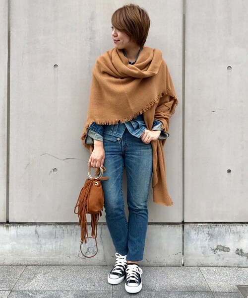 Deuxieme Classe（ドゥーズィエムクラス）の「*ALONPI CASHMERE STOLE