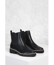 FOREVER 21 | FOREVER 21 Curb Chain Chelsea Boots(ブーツ)