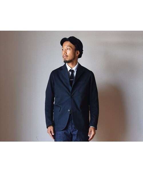 WORKERS（ワーカーズ）の「WORKERS LOUNGE JACKET NAVY CHINO