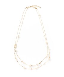 GRL | パール付2連ネックレス(ネックレス)