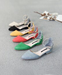 SOVOMALL | アンクルストラップシューズ(パンプス)