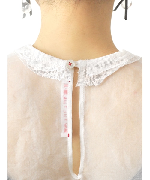 水金地火木土天冥海(スイキンチカモクドテンメイカイ)の「TOWAVASE |Silk Nighty Blouse/White(その他・other・Free)」の6枚目の写真