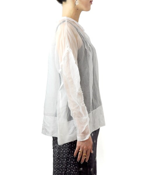 水金地火木土天冥海(スイキンチカモクドテンメイカイ)の「TOWAVASE |Silk Nighty Blouse/White(その他・other・Free)」の2枚目の写真