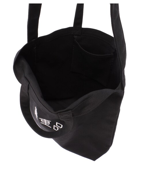 E hyphen world gallery（イーハイフンワールドギャラリー）の「ハジメファンタジー×Ehwg貴重品ロゴトート（財布/小物・オフホワイト/ブラック・F）」の6枚目の写真