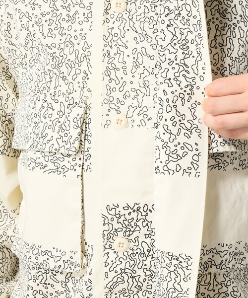 WISM（ウィズム）の「C.E / シーイー BLOCK NOISE COTTON JACKET