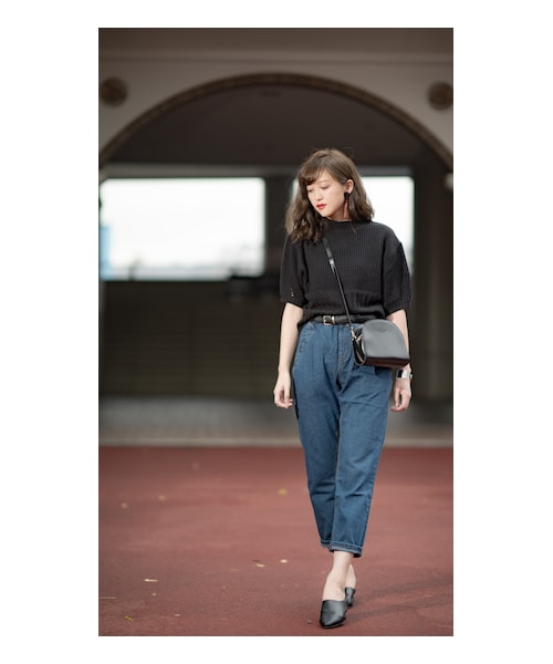 CHEER CLOSET（チアクローゼット）の「【プチプラのあや】ハーフムーンショルダーバッグ（ショルダーバッグ・レディース・ブラック/ブラウン/ワイン・F）」の6枚目の写真