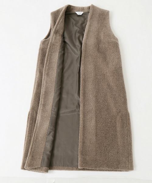 SLOBE IENA（スローブイエナ）の「《予約》パイルボアロングジレ